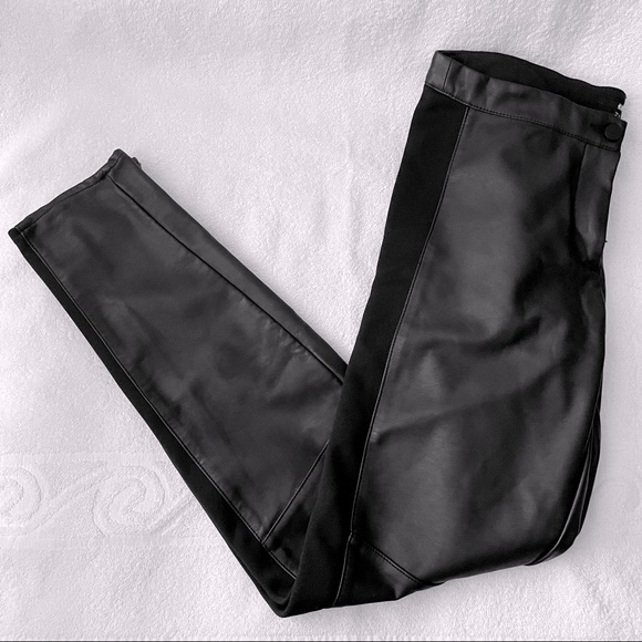 H&M Pants - NWT H&M Leather Tuxedo Stripe Pants